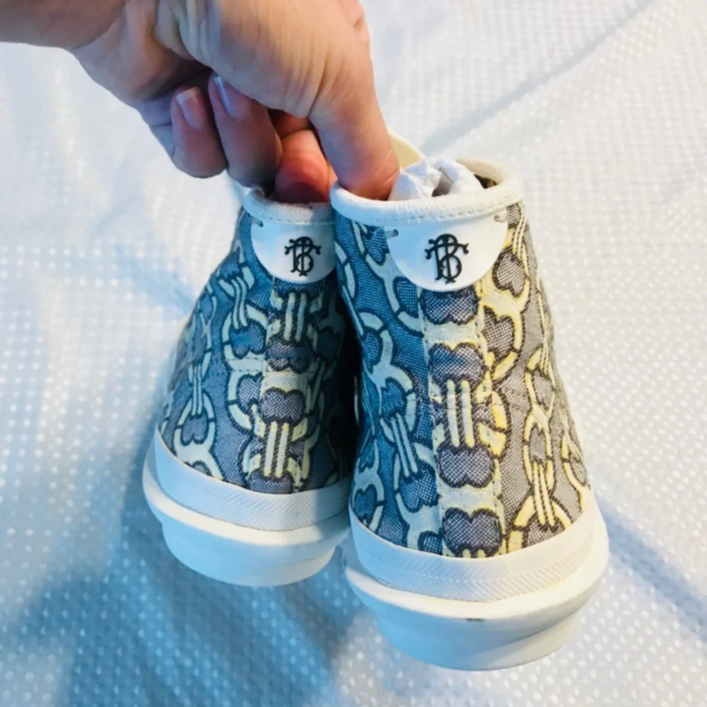 Tory burch‎ Jacquard Rubber-Paneled Sneakers - White